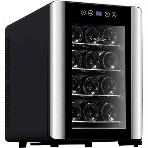 Винный шкаф Vinocave Wine Fridge (12 мест) Black (Черный) — фото