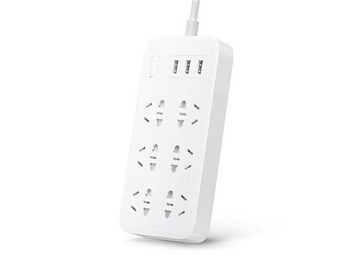 Удлинитель Xiaomi Mi Power Strip White (6 розеток+3 USB, белый) — фото