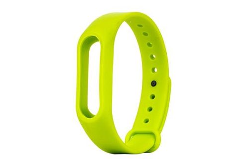 Силиконовый ремешок для Xiaomi Mi Band 2 Green (Зеленый) — фото