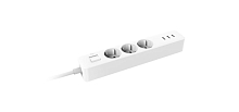 Удлинитель Xiaomi Mi Power Strip International (3 розетки+3 USB, белый) — фото