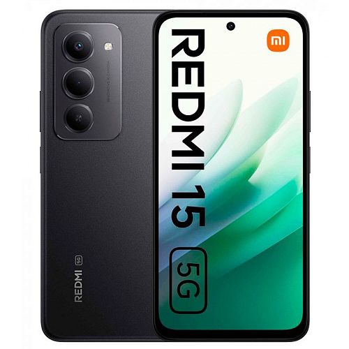 Смартфон Redmi 15 5G 8GB/256GB (Черный) — фото