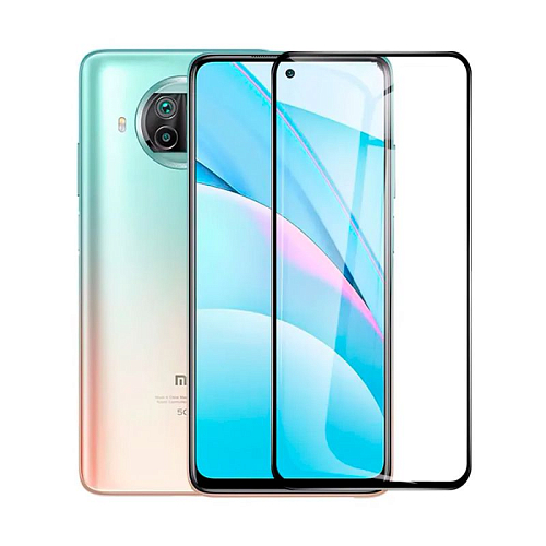 Защитное 5D стекло для Xiaomi Mi 10T Lite Black (Черный) — фото