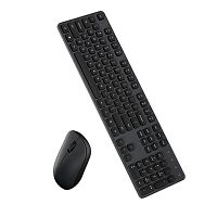 Комплект клавиатура и мышь Xiaomi Wireless Keyboard and Mouse Set 3 (Русская гравировка) (Черный) — фото