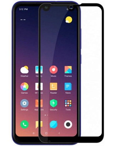 Защитное 5D стекло для Xiaomi Mi Play Black (Черное) — фото
