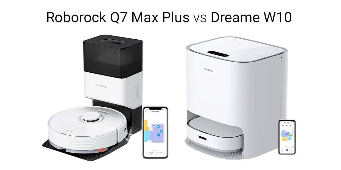 Roborock Q7 Max Plus vs Dreame W10: сравниваем роботы-пылесосы двух суббрендов Xiaomi