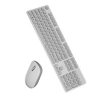 Комплект клавиатура и мышь Xiaomi Wireless Keyboard and Mouse Set 3 (Русская гравировка) (Белый) — фото