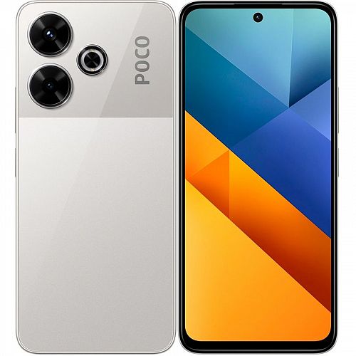 Смартфон Poco M6 6GB/128GB (Серебристый) — фото