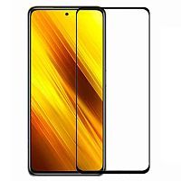 Защитное 5D стекло для Poco X3 Black (Черный) — фото