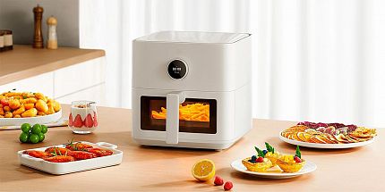 Обзор аэрогриля Xiaomi Smart Air Fryer 5.5L: создаёт вкусные и обезжиренные блюда