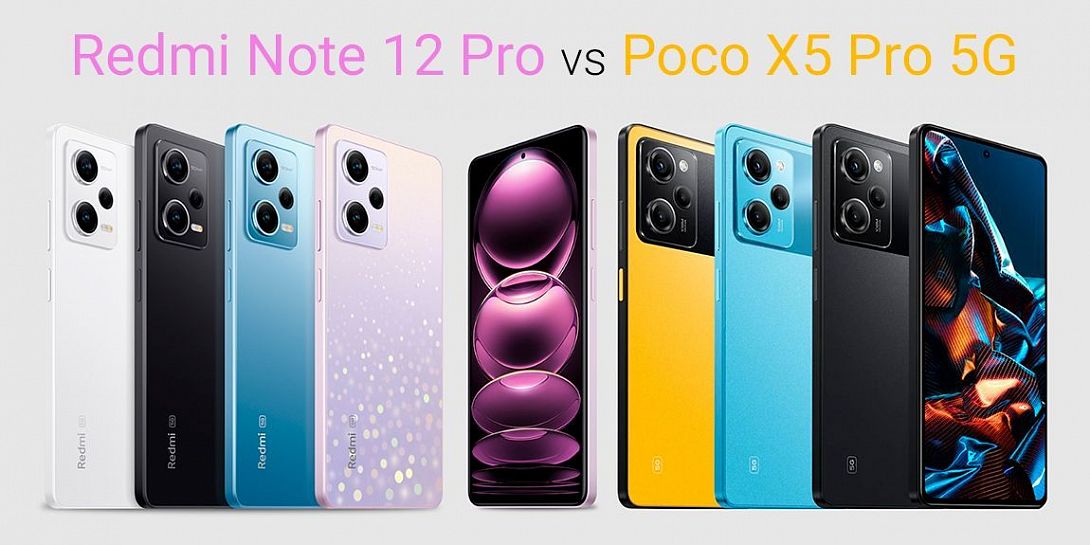 Poco X5 Pro 5G vs Redmi Note 12 Pro: серьезное противостояние двух доступных смартфонов