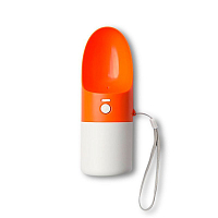 Дорожная поилка для животных Moestar Rocket Portable Pet Cup 310 мл (Оранжевый) — фото