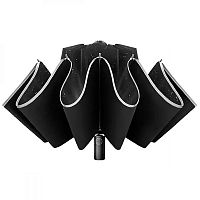 Зонт KongGu Reverse Ten Bone Automatic Lighting Umbrella (6972310390093) (Черный) — фото