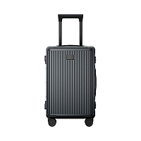 Чемодан Xiaomi Metal Luggage 24" (MJLXXLKRM) (Черный) — фото