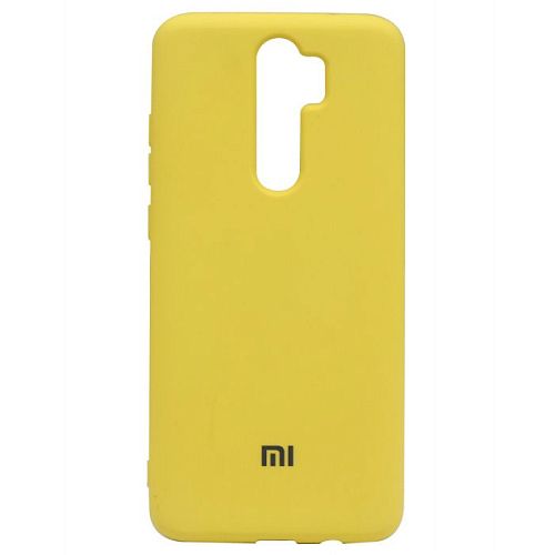 Силиконовый чехол для Redmi Note 8 Pro (Желтый) — фото