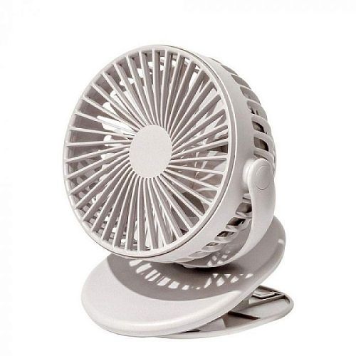 Портативный переносной вентилятор Solove Pixel Music Clip The Fan F3 Beje (Бежевый) — фото