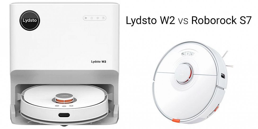 Сравнение роботов-пылесосов Lydsto W2 и Roborock S7: что лучше?