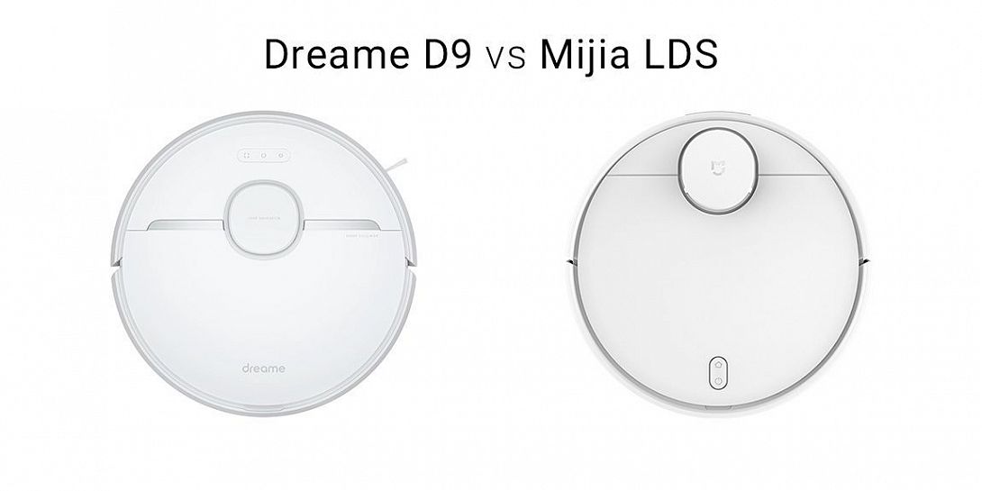 Сравнение двух лучших роботов-пылесосов Xiaomi до 25000 рублей: Dreame D9 vs Mijia LDS