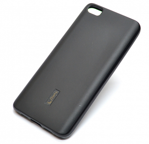 Каучуковый чехол Cherry Black для Xiaomi Mi6 (Черный) — фото