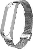 Ремешок металлический для Xiaomi Mi Band 3 Metal Mesh Strap (Silver/Серебристый) — фото