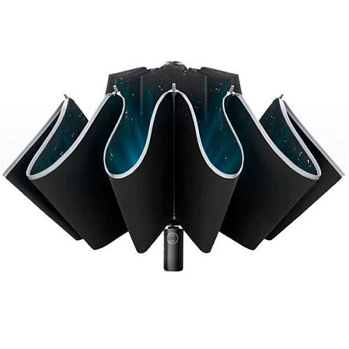 Зонт Konggu Reverse Ten Bone Automatic Lighting Umbrella (6972310390055) (Черный) — фото