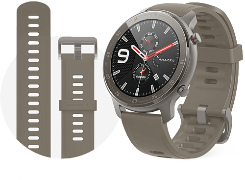 Смарт-часы Amazfit GTR 47 мм Graphite (Графитовые) — фото