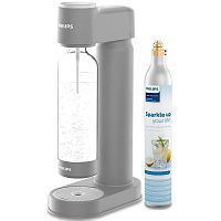 Сифон для газирования воды Philips GoZero ADD4901GR/10 (Серый) — фото
