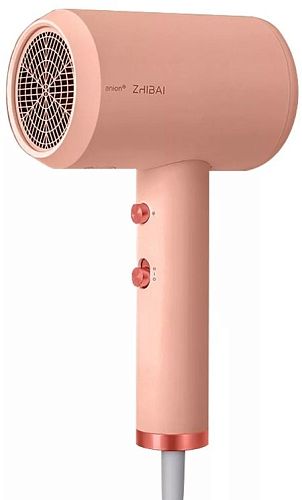 Фен для волос Zhibai Ion Hair Dryer Pink (Розовый) — фото