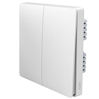 Беспроводной выключатель Aqara Wall Wireless Switch Double Button Edition White (Белый) — фото