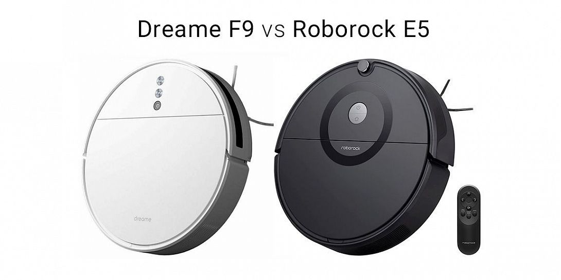 Сравнение роботов-пылесосов Dreame F9 и Roborock E5: что лучше?