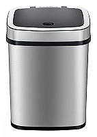 Мусорное ведро Ninestars Stainless steel Sensor Trash Can 15л (DZT-15-5) (Серебристый) — фото