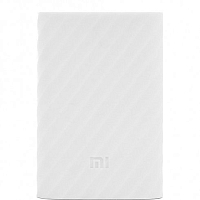 Силиконовый чехол Xiaomi Silicone Protector Sleeve для аккумулятора Mi Power Bank 10000 Белый — фото