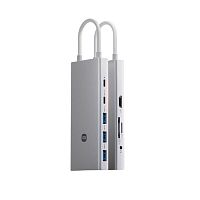 USB-C разветвитель Xiaomi 10-in-1 Docking Station (XMTIO01YM) (Серебристый) — фото