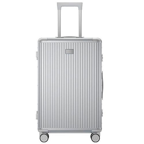 Чемодан Xiaomi Metal Luggage 24" (MJLXXLKRM) (Серебристый) — фото