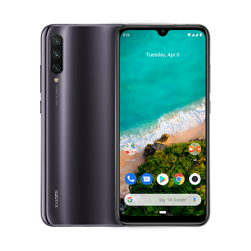 Смартфон Xiaomi Mi A3 128GB/4GB Black (Черный) — фото
