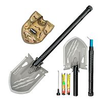 Лопата многофункциональная HX OUTDOORS Fishing Multifunctional Engineer Shovel (Черный) — фото