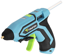 Аккумуляторный клеевой термопистолет Tonfon Wireless Use Rechargeable Glue Gun Blue (Синий) — фото