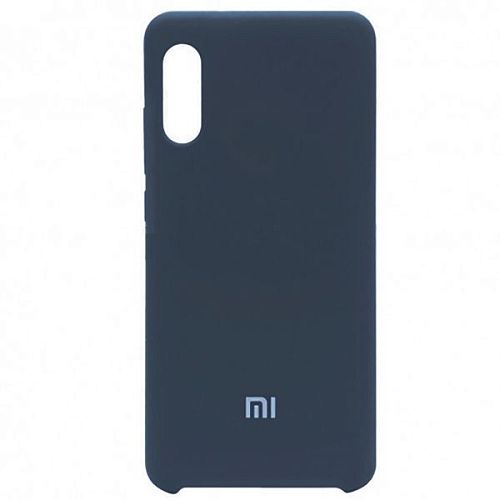 Силиконовый чехол Silicone Cover для Xiaomi Mi 9 SE (Темно-синий) — фото