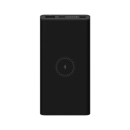 Внешний аккумулятор с поддержкой беспроводной зарядки Mi Wireless Charger (10000 mAh) (Черный) — фото
