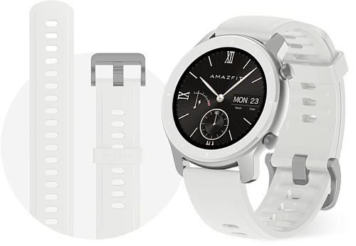 Смарт-часы Amazfit GTR 42 мм White (Белые) — фото