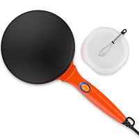 Блинница Liven Fun Pancake Machine (BC-411A) Orange (Оранжевый) — фото
