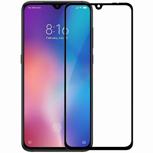 Защитное 5D стекло для Xiaomi Mi 9 SE Black (Черное) — фото