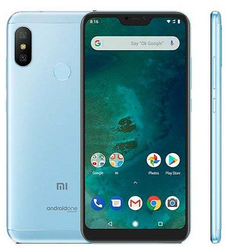 Купить смартфон Xiaomi Mi A2 Lite 32GB/3GB Blue (Синий) в Москве недорого