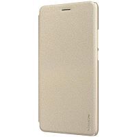 Чехол-книжка Nilkin Sparkle Gold для Xiaomi Mi Max 2 (Золотой) — фото