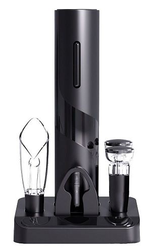 Винный набор Circle Joy Black Samurai Wine Set 5 in 1 CJ-TZ08 (Черный) — фото