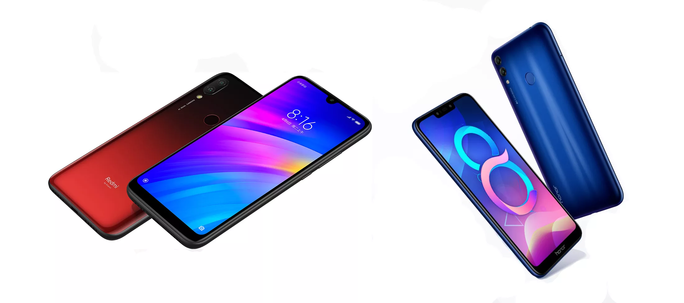 Сравнение смартфонов Xiaomi Redmi 7 и Honor 8C | Mishka-Shop