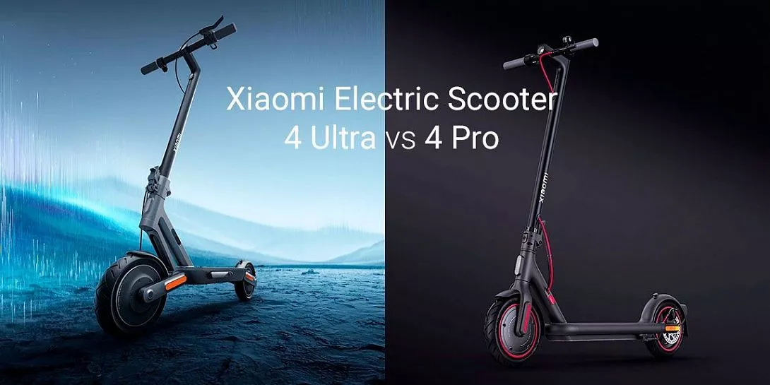 Сравнение электросамокатов Xiaomi Electric Scooter 4 Ultra и 4 Pro что