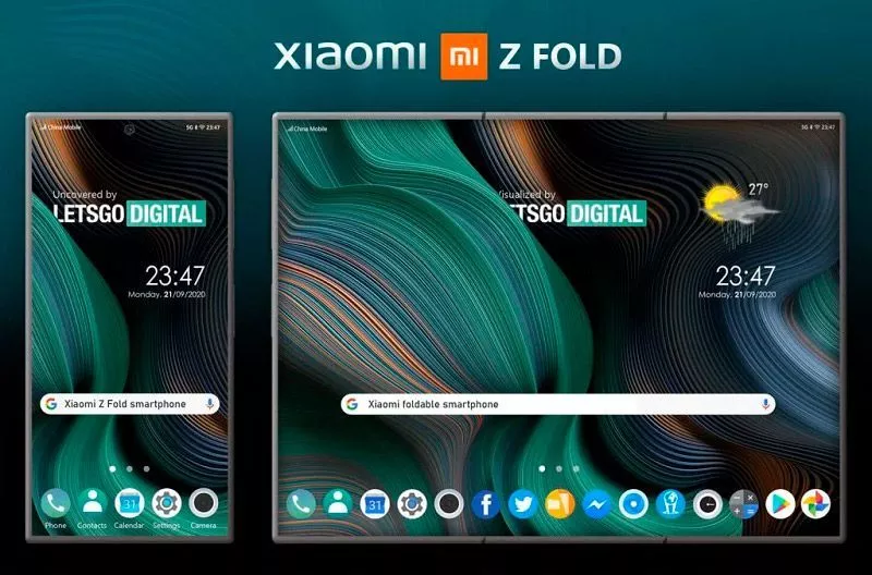 Компанией Xiaomi был запатентован смартфон, дисплей которого можно сгибать в двух местах