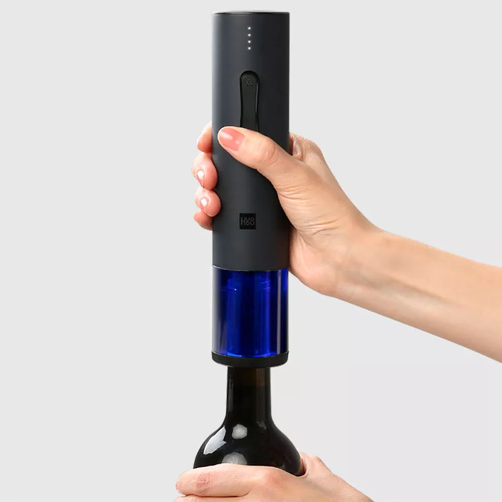 Обзор Xiaomi Huo Hou Electric Wine Bottle Opener Basic: винный набор «с  душой» | Mishka-Shop