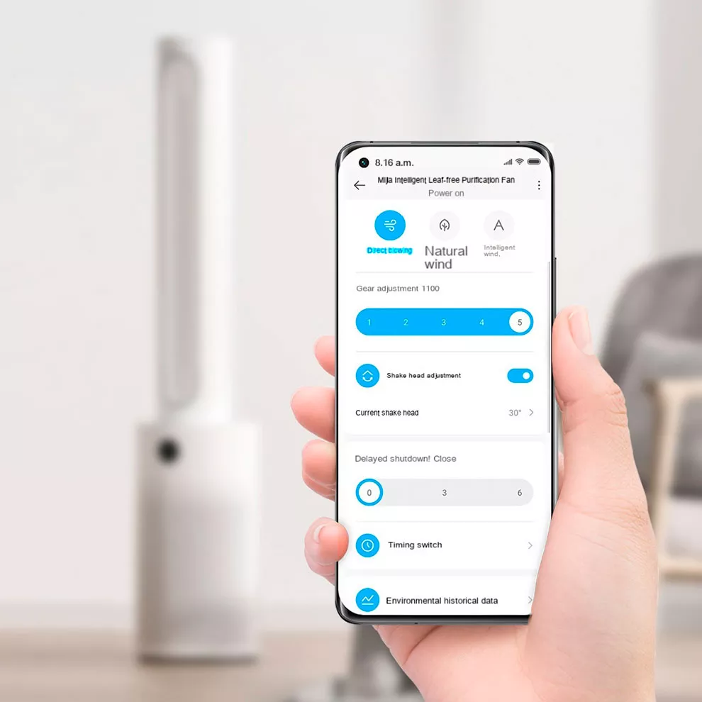 Обзор безлопастного вентилятора-очистителя воздуха Xiaomi Mijia WYJHS01ZM:  комфортная домашняя среда в один клик | Mishka-Shop