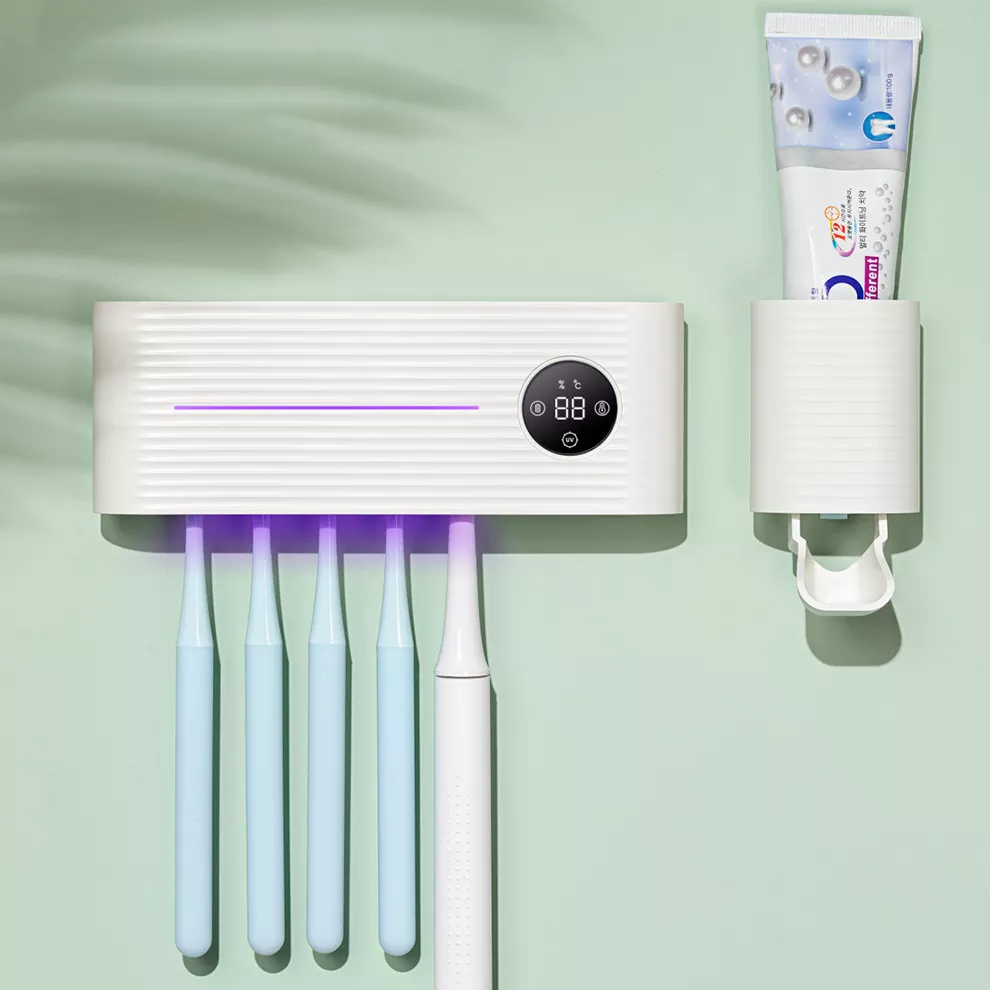 Умный держатель для зубных щеток Xiaomi Sothing UV Light Toothbrush Sterilizer Holder